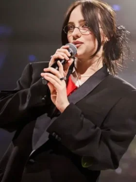 Billie Eilish Nat Gala Iconic Black Blazer