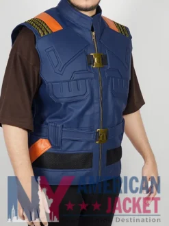 Black Panther Erik Killmonger Costume Leather Vest