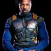 Black Panther Erik Killmonger Leather Costume Vest