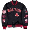 Boston Red Sox OVO x New Era Varsity Black Jacket