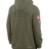 Buffalo Bills Olive 2025 Salute To Service Sideline Hoodie For Men