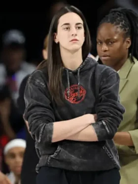 Caitlin Clark 2025 WNBA Playoffs Semifinal Black Hoodie