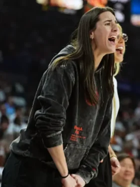 Caitlin Clark 2025 WNBA Playoffs Semifinal Black Hoodie For Sale
