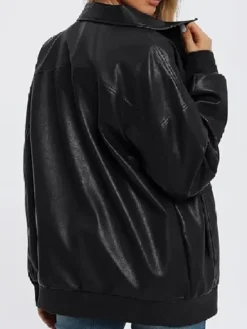Calah Jackson The Mcbee Dynasty S02 Black Leather Jacket