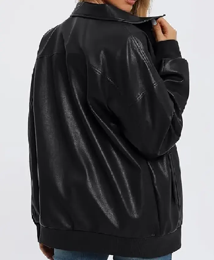 Calah Jackson The Mcbee Dynasty S02 Black Leather Jacket