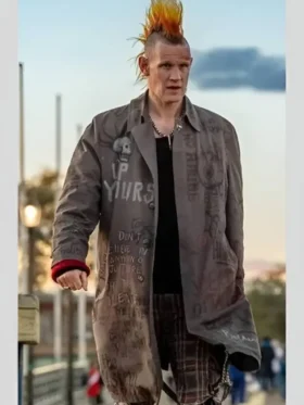 Caught Stealing 2025 Matt Smith Printed Coat
