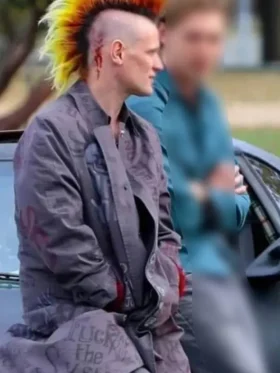 Caught Stealing 2025 Printed Matt Smith Coat