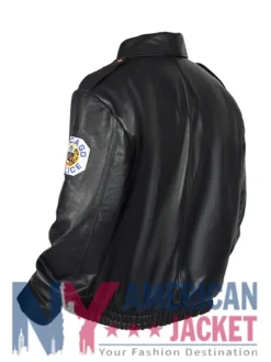 Chicago Fire Leather Sergeant DeLaney Black Jacket