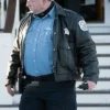 Chicago Fire Sergeant DeLaney Black Leather Jacket