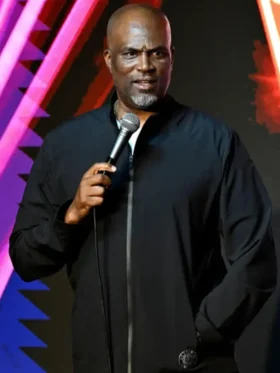 Chris Spencer The Ice House Black Comedy Club Jacket