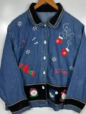 Christmas Jean Jacket