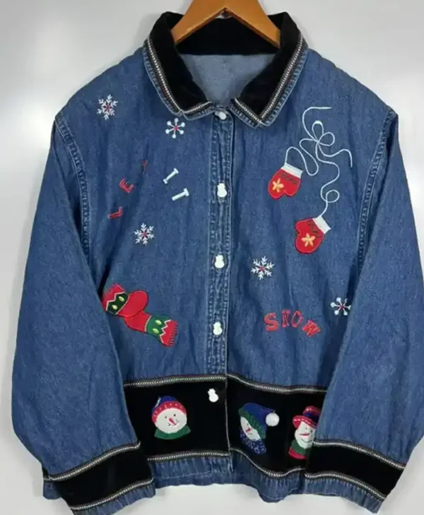 Christmas Jean Jacket