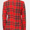Christmas Suit Plaid Jacket