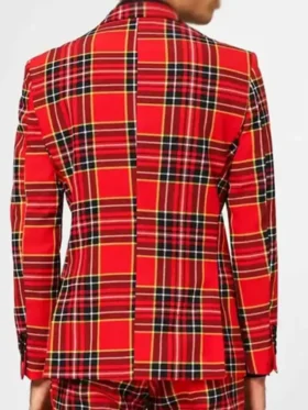 Christmas Suit Plaid Jacket