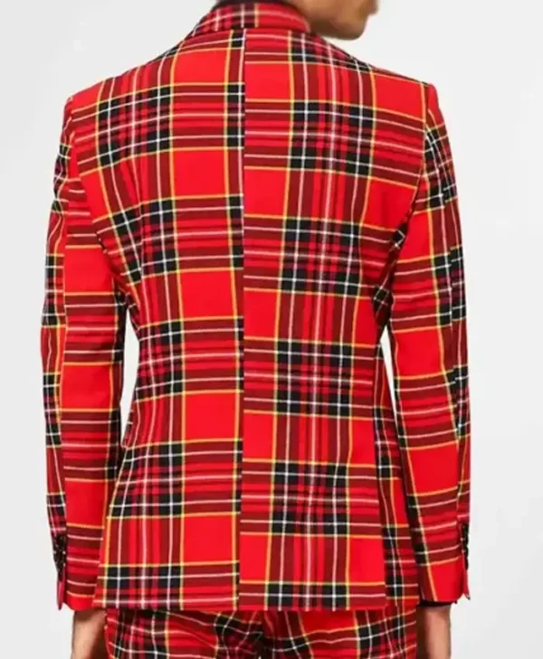 Christmas Suit Plaid Jacket