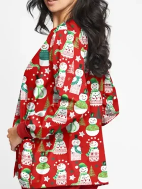 Christmas Women’s Scrub Jacket