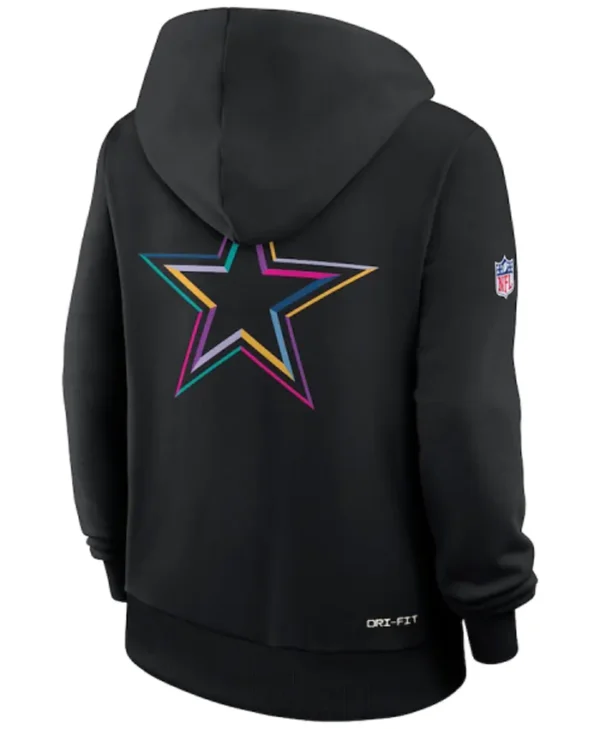 Dallas Cowboys 2025 Crucial Black Catch Hoodie