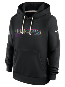 Dallas Cowboys 2025 Crucial Catch Black Hoodie