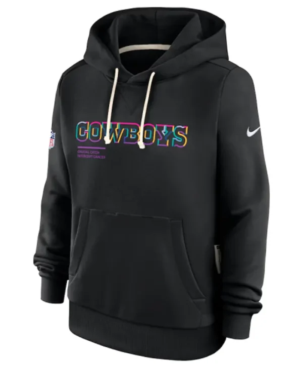 Dallas Cowboys 2025 Crucial Catch Black Hoodie