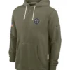 Dallas Cowboys Olive 2025 Salute To Service Sideline Hoodie