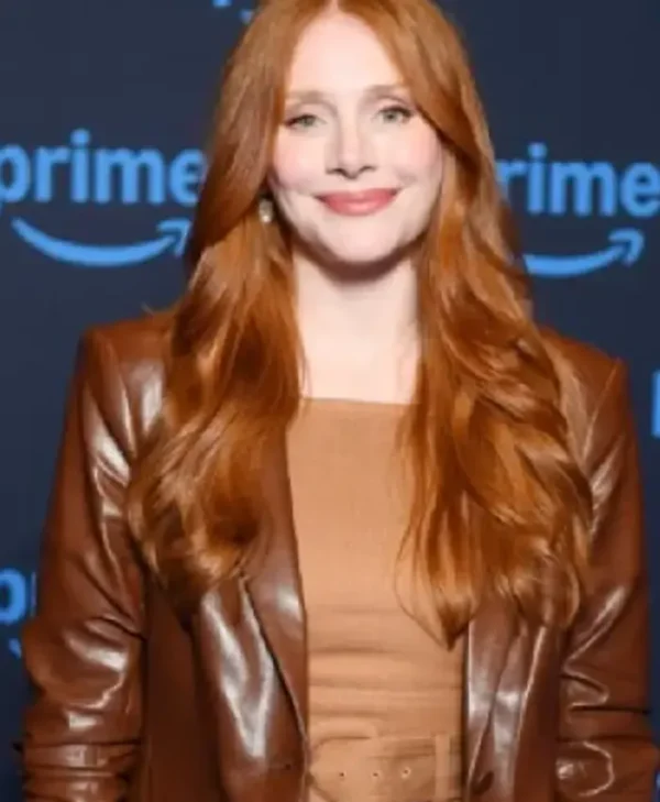Deep Cover 2025 Bryce Dallas Brown Leather Blazer