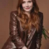 Deep Cover 2025 Bryce Dallas Leather Brown Blazer