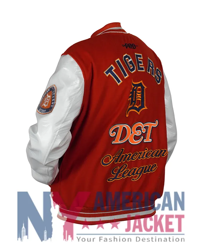 Detroit American Tigers League Varsity Jacket