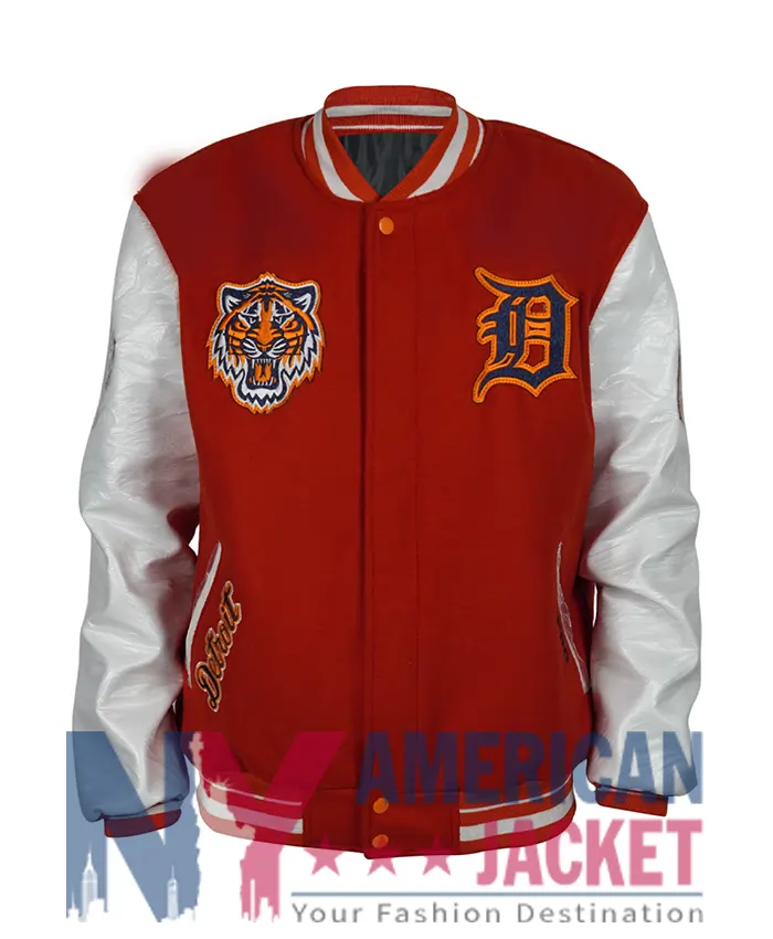 Detroit American Tigers Varsity League Jacket