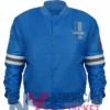 Detroit Lions 80s Sky Varsity Blue Satin Jacket