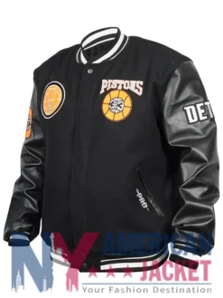 Detroit Pistons City Edition Varsity Black Jacket