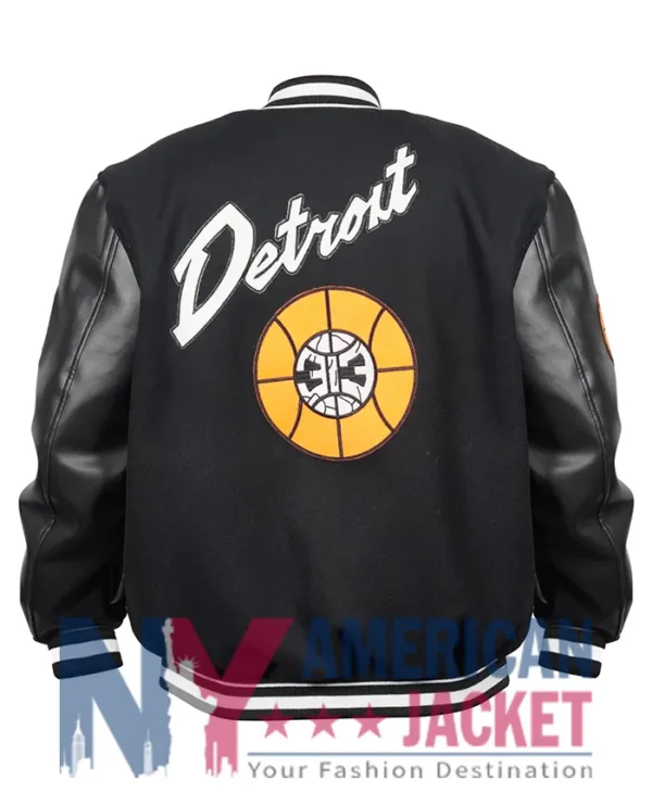 Detroit Pistons City Edition Varsity Black Jacket