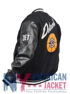 Detroit Pistons City Edition Varsity Black Jacket