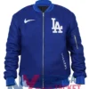 Dugout LA Dodgers Collection Royal Bomber Jacket
