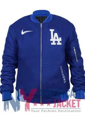 Dugout LA Dodgers Collection Royal Bomber Jacket
