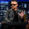 Eric Church S12 The Tonight Show Starring Jimmy Fallon Leather Jacket For Man