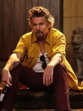 Ethan Hawke The Lowdown S01 Cotton Yellow Shirt