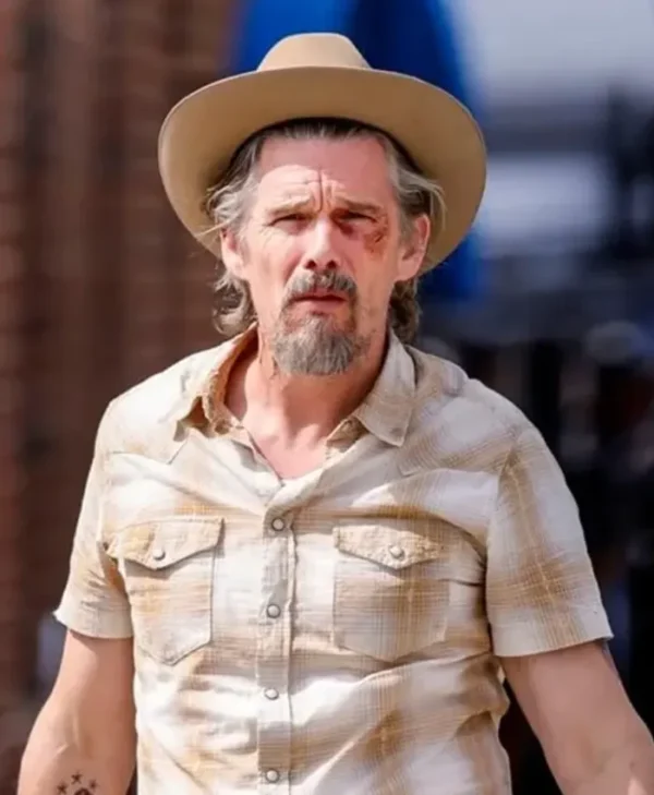 Ethan Hawke The Lowdown S01 Plaid Shirt