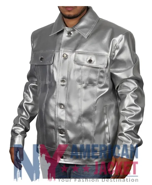 Eurovision Song Contest Lars Erickssong Leather Jacket