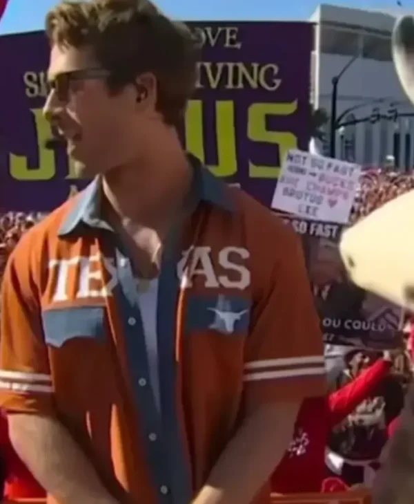Glen Powell Longhorns Texas Kristin Juszczyk Shirt