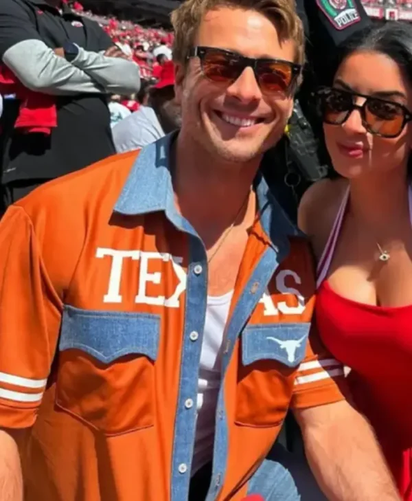 Glen Powell Texas Longhorns Kristin Juszczyk Shirt