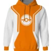 Go Catch Em All Pokemon Trainer Orange Unisex Hoodie