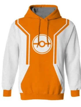 Go Catch Em All Pokemon Trainer Orange Unisex Hoodie