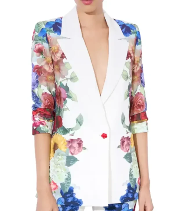 Good Morning America Danielle Floral Fishel Blazer