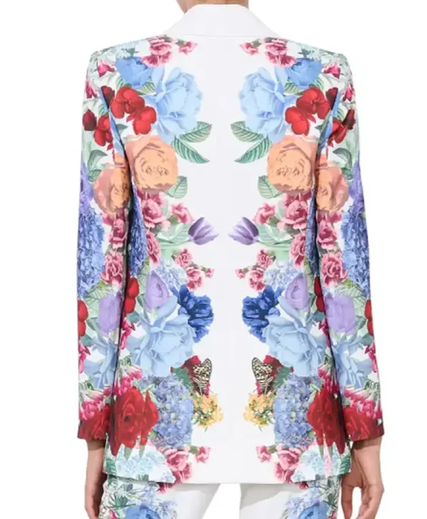 Good Morning America Floral Danielle Fishel Blazer