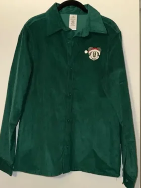Green Mickey Christmas Jacket