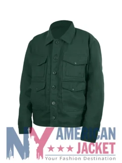 Green Wool Mackinaw Coat