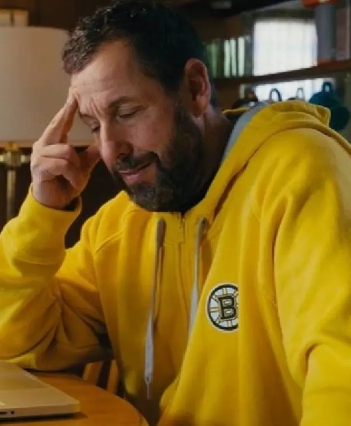 Happy Gilmore 2 Adam Sandler Yellow Boston Hoodie