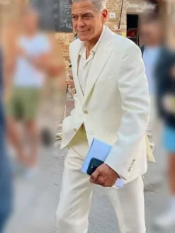 Jay Kelly George Clooney White Suit