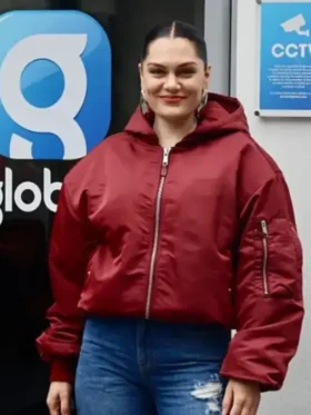 Jessie J Global Radio Studios Red 2025 Jacket