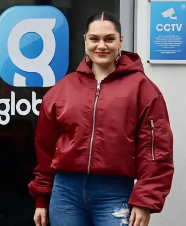 Jessie J Global Radio Studios Red 2025 Jacket